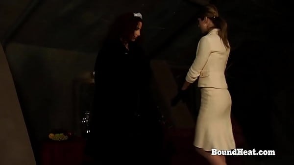 Busty Lesbian Slave Gets Her Body And Big Ass Whipped By Merciless Madame 