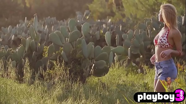 Sexy model danced and striptease outdoor 