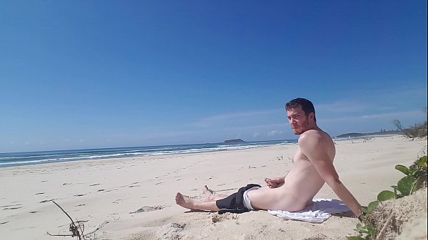 Beach Jerk Off 2