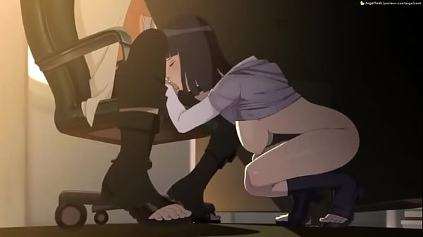 Hinata fucking hard and sucking