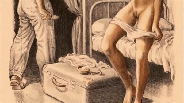 retro erotic drawings