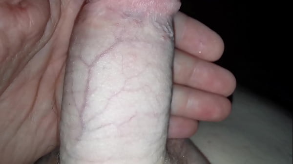 Nahaufnahme von meinem Schwanz in den Adern pochen sehen. 