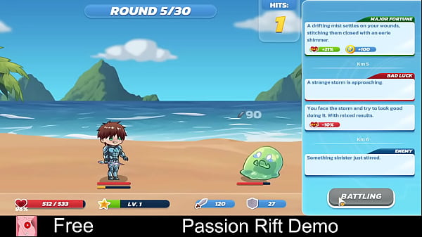 Passion Rift (Free Steam Demo Game)  Side Scroller, Idler, Roguelite,Auto Battler,PvE,game
