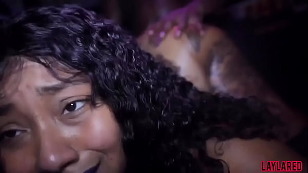 Ebony freak for the camera