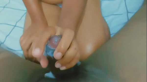 Stepsister gives a great blowjob in POV