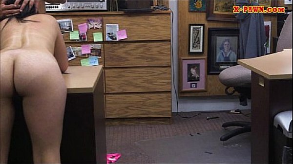 Latin chick pawns her TV and fucked hard at the pawnshop
