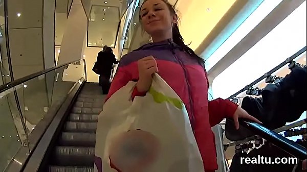 Beautiful czech nympho is teased in the mall and shagged in pov