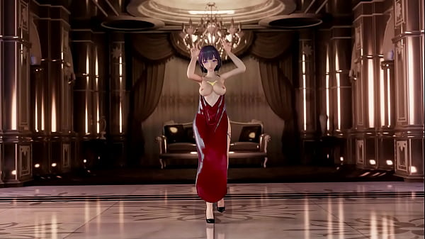 Raiden Mei Naked With Apron Dance Hentai Honkai Impact Mmd 3D Red Apron (CLIP)