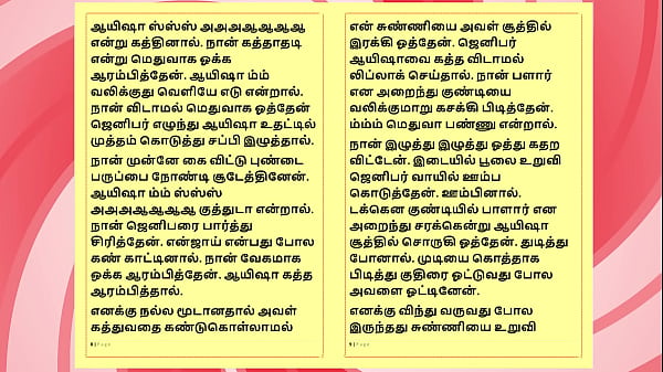 Tamil Sex Story - Auditor Aiysha's Sex Experiences part 6