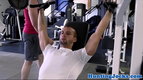 Gym jock cocksucking and assfucking  