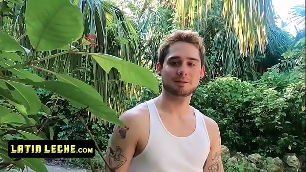 Latin Leche - Two Horny Latinos Gobble On Stranger's Big Dick And Pleasure Each Other Outdoors