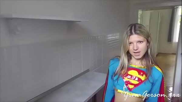 Super girl in action