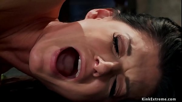 Master James Mogul gives slave training to brunette MILF India Summer in lingerie while she is holding two heavy plates then lets slave Owen Gray anal fucks her with big cock  