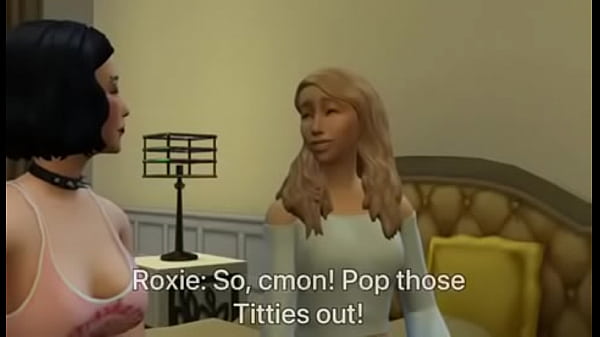 Sims 4: Goth neighbor fucks innocent girl  