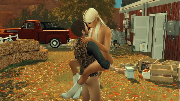 The farmer's wife sells herself to a vegetable buyer.