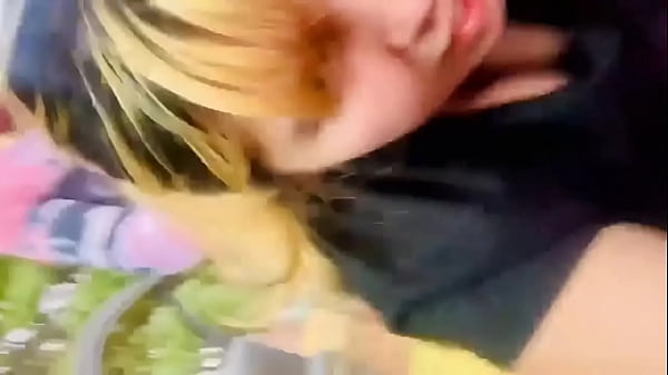 Stopped on a hiking trip to help each other cum