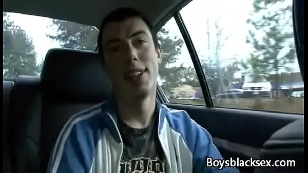 White Sexy Gay Teen Boy Enjoy Big Black Dick Hard Way 04