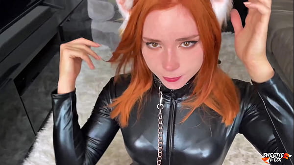 Hot Redhead Deepthroat Big Cock after Party until Cum in Mouth  