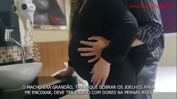 Dando gr&aacute;vida para o grand&atilde;o - Bruna Silva Hotwife