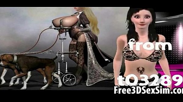 Foxy 3D cartoon newscaster takes it off and dances