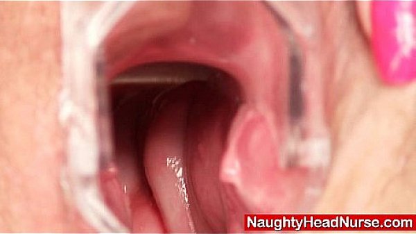 Fat old nurse mom gets naughty in gyn clinic