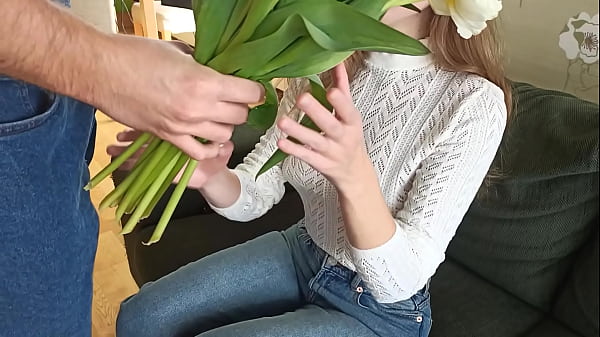 Gave her flowers and creampied teen, cowgirl, missionary creampie pov 18 years old  