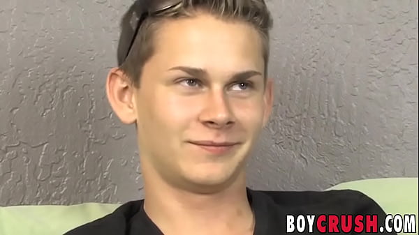 Shy twink lubes up cock for hot jerk off  