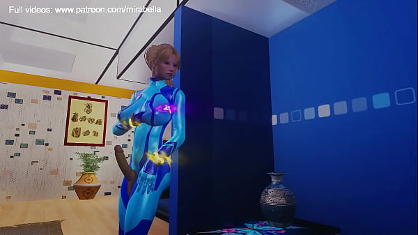 SAMUS ARAN JERKING OFF AND POSING 