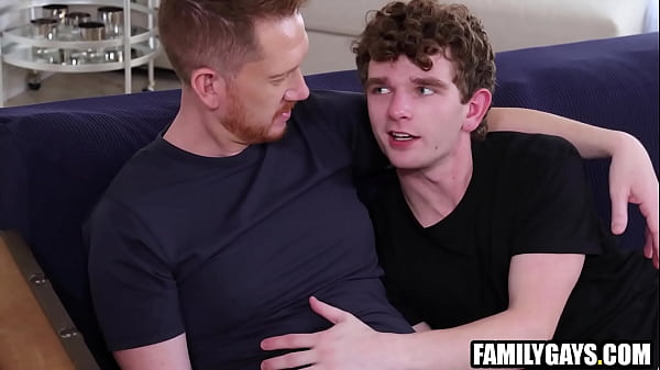 Stepdad&rsquo;s Erection Leads to Stepson&rsquo;s Tight Hole