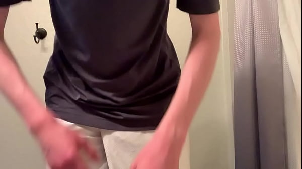 Student shows off big dick  