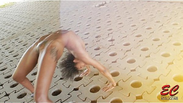 Perilously bridge shoot nude