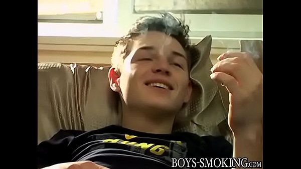 Two horny guys wank each others dick  