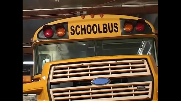 A modest chick in glasses sucks a hard cock of a horny guy and at the same time caresses her wet pussy on the bus