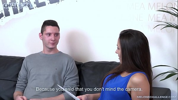 Skinny tall dude try challenge czech pornstar Mea Melone