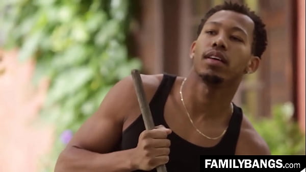 Beautiful Sis Blacked in the Backyard ⭐ FamilyBangs.com