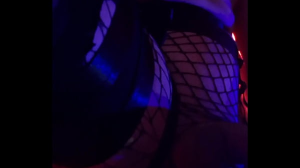 fitness thick ass femboy eats a dildo