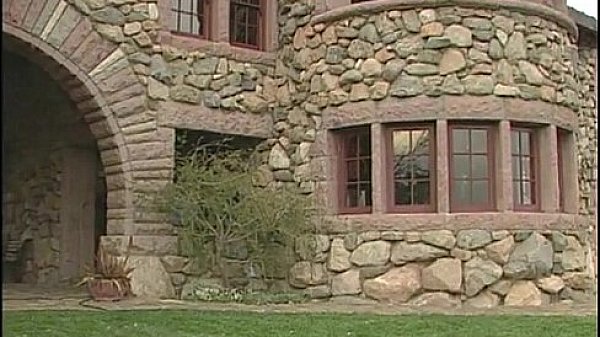 Blonde in black lingerie does striptease