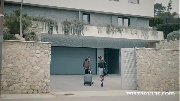 Small titted young lady Elle Rose gets her asshole fucked hard  