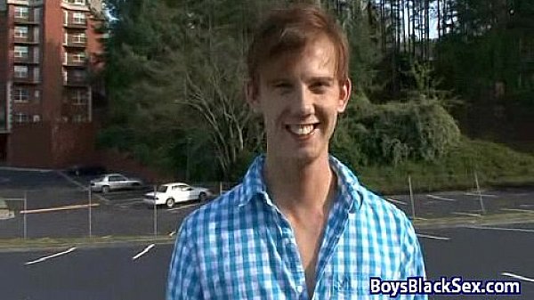 Interracial Hardcore Bareback Gay Sex Video 15  