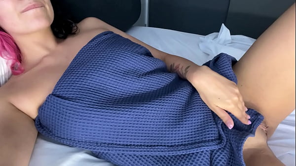 Hot masturbation & dirty talk with brunette  Girl Next Door