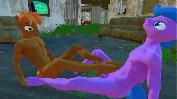 (Fallout 4/MLP) Cute Stallion Couple Having Some Love