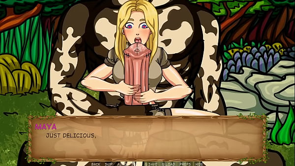 Hentai Visual Novel Forbidden Fruit Maya blowing Hor walkthrough