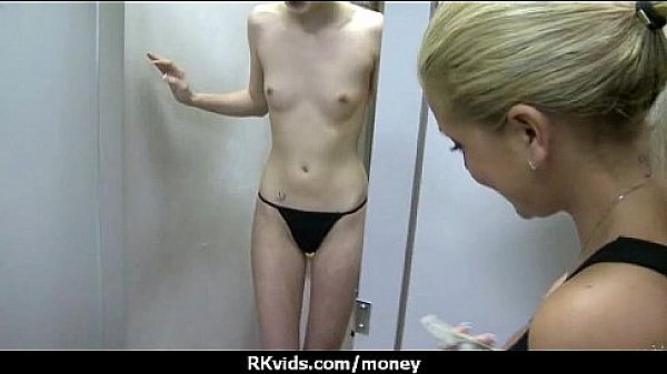 Desperate teen naked in public and fucks to pay rent 21