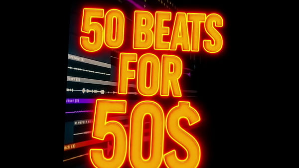 50 beats for 50$ today because im a good guy