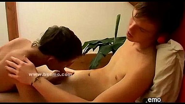 Kinky teen gay boy sucks cock