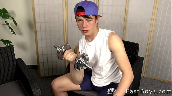 Elliot Holloman, getting a handjob for the first time. Not sure what to expect, but his cock is hard and loaded, ready to explode, Elliot 3reathing heavily, perhaps not wanting to spoil the fun with premature cum explosion. Mr. Hand Jobs stroking his cock 