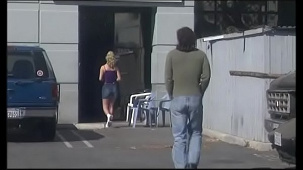 Hairy dude assfucks an excited secretary in front of office workers