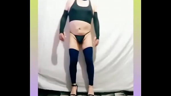 mariann mar travesti en lenceria 