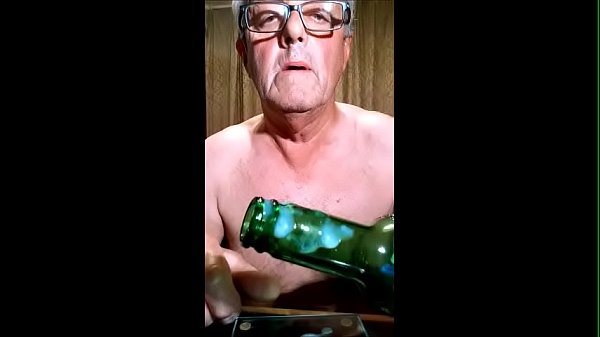 Watch me cum onto a bottle neck and then remove it with my tounge and awollow it. Mm. With Bengee.