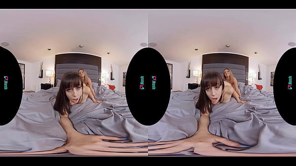 Busty lesbians get wet and wild in virtual reality